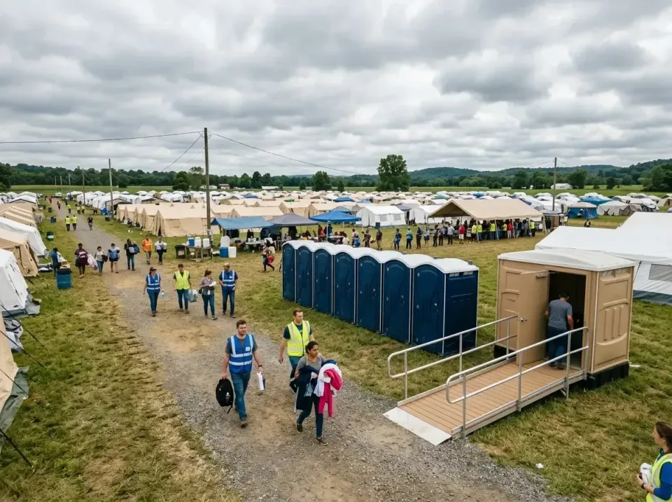 disaster-relief-camp-restrooms-010 — frequently asked questions, Dumpster & Portable Bathrooms Rental in Sale Creek, TN